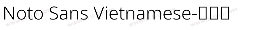 Noto Sans Vietnamese字体转换